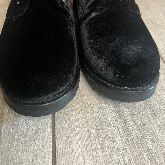 Frye Veronica Velvet Combat Boots - Picture 10 of 11